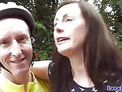 ユーロ英語ストッキング肛門性交熟女